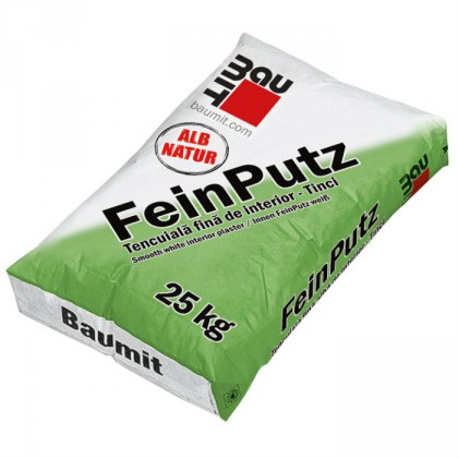 Baumit FeinPutz - Tencuiala fina alba de interior (Tinci) 40 Kg